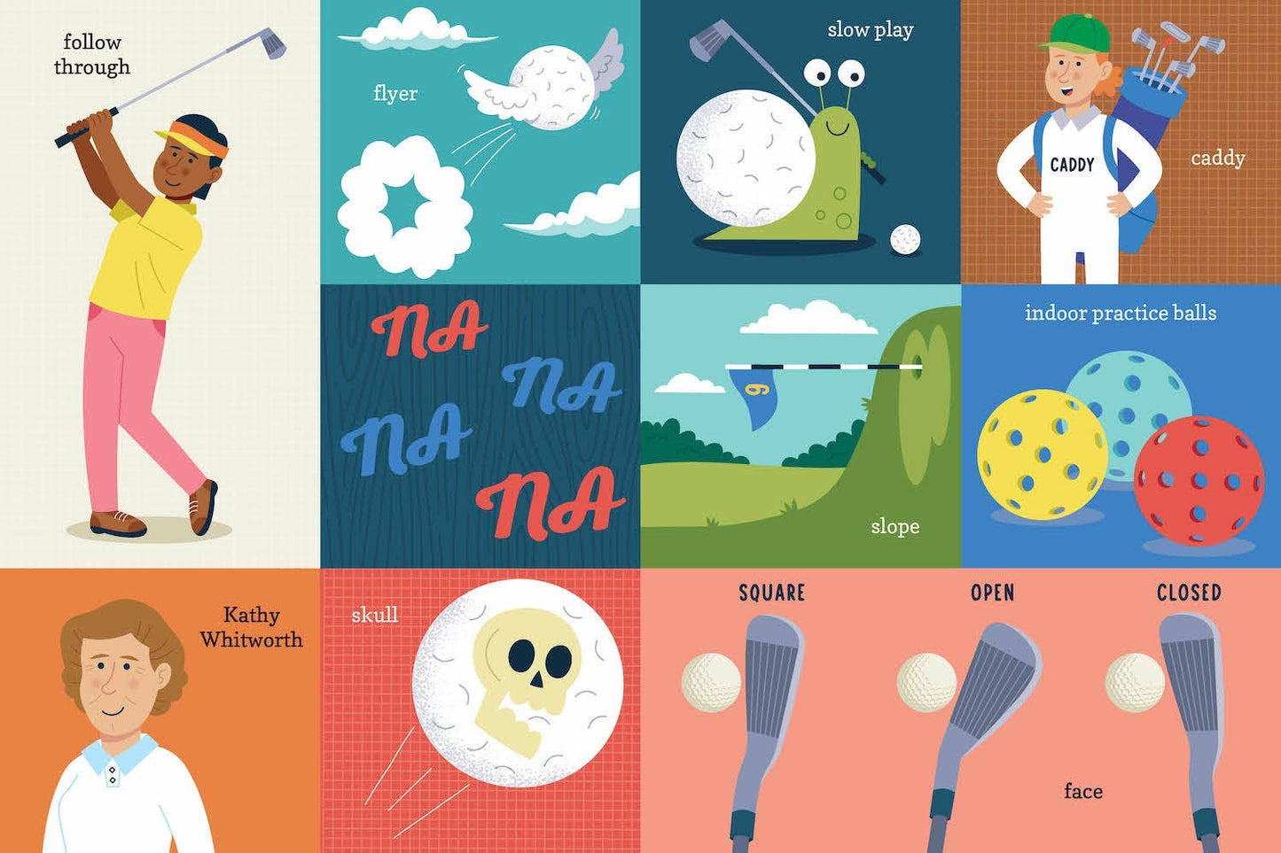 100 First Words for Little Golfers - Magnolia BabyBook