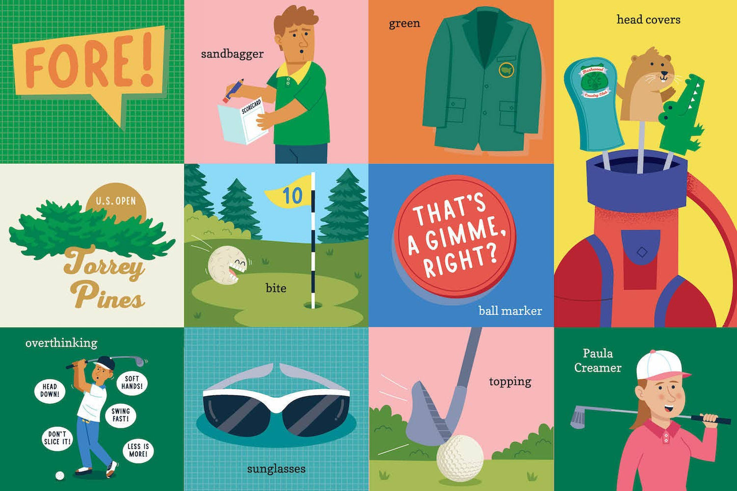 100 First Words for Little Golfers - Magnolia BabyBook