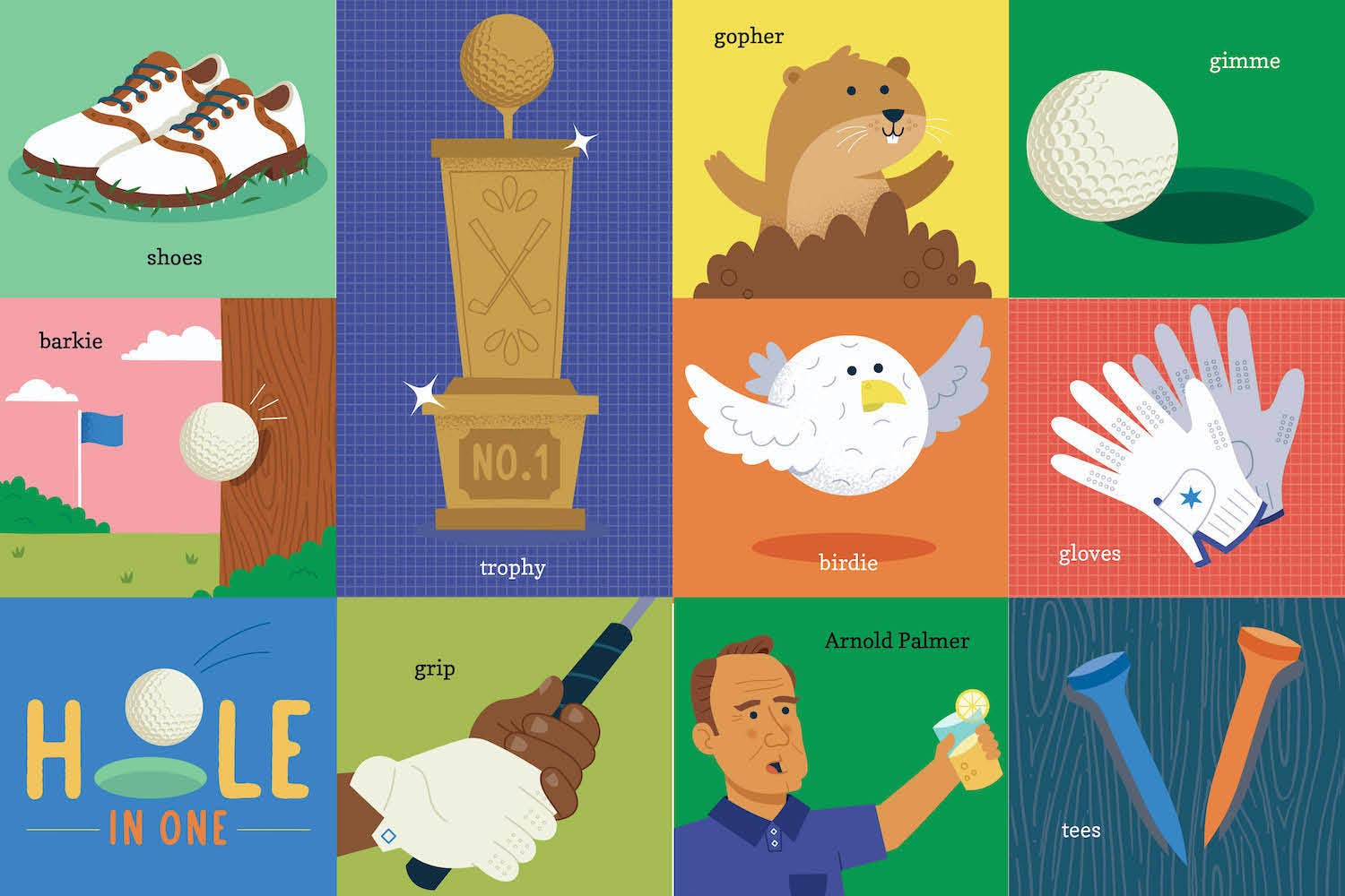 100 First Words for Little Golfers - Magnolia BabyBook