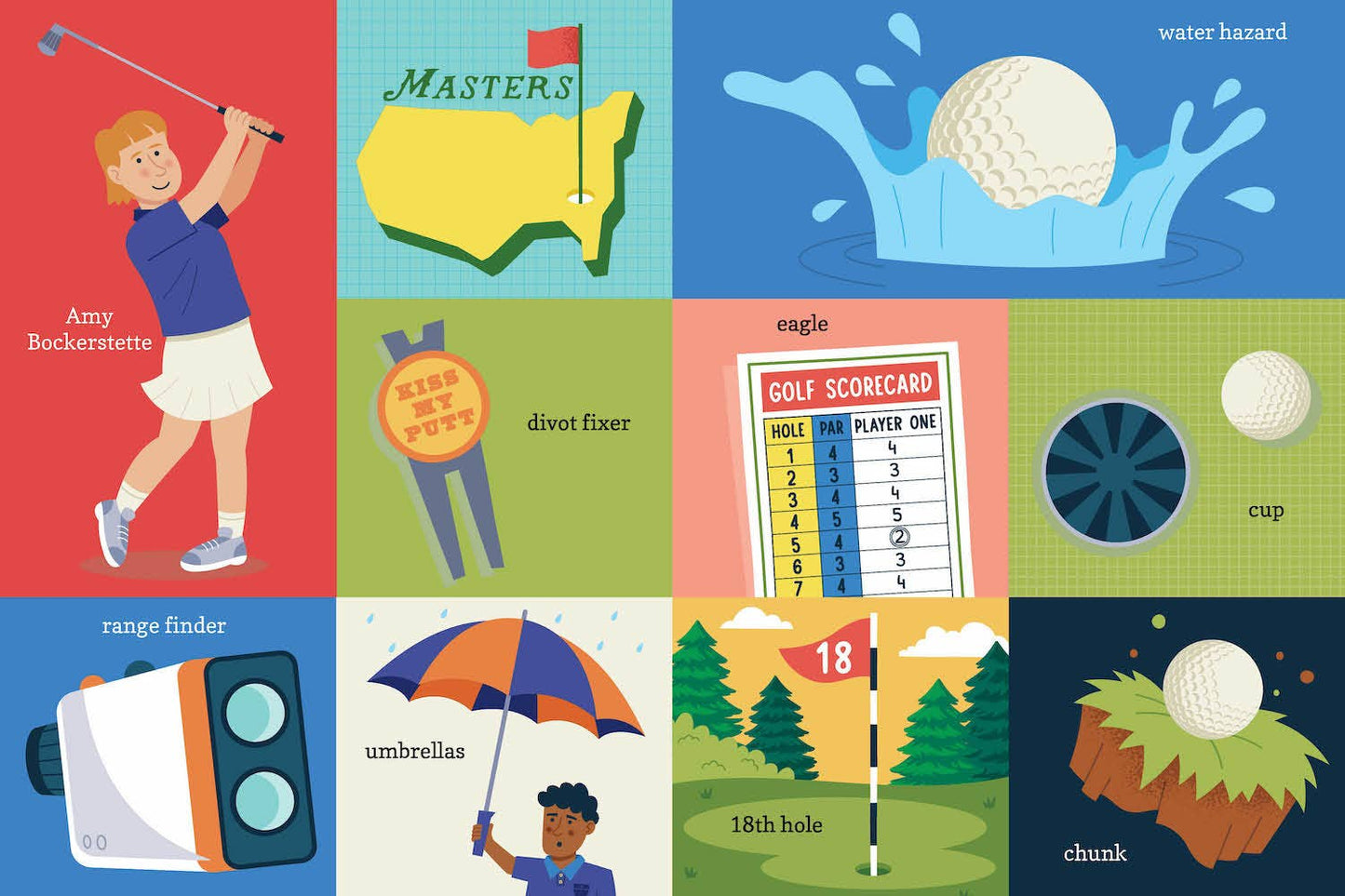 100 First Words for Little Golfers - Magnolia BabyBook