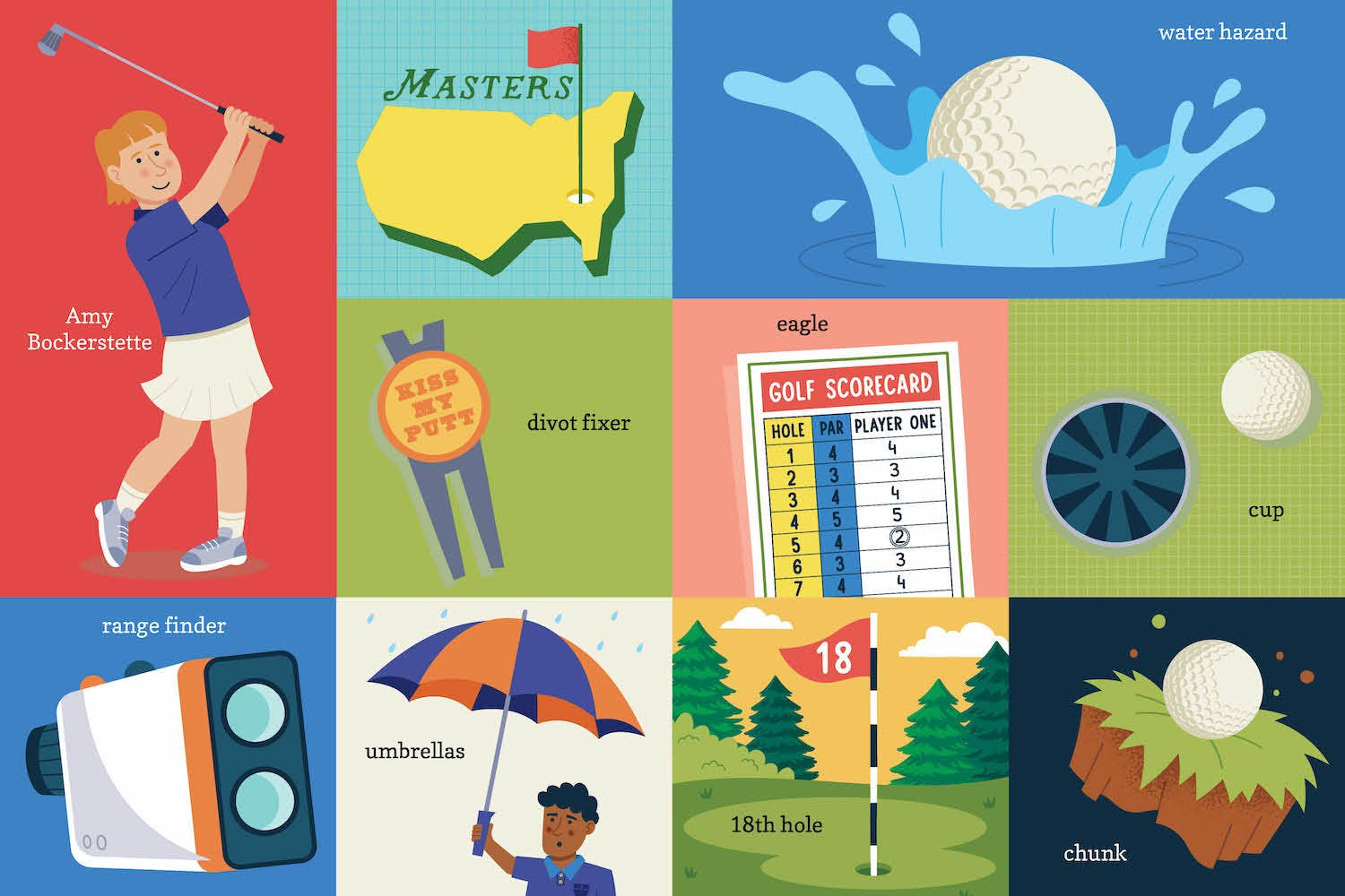 100 First Words for Little Golfers - Magnolia BabyBook