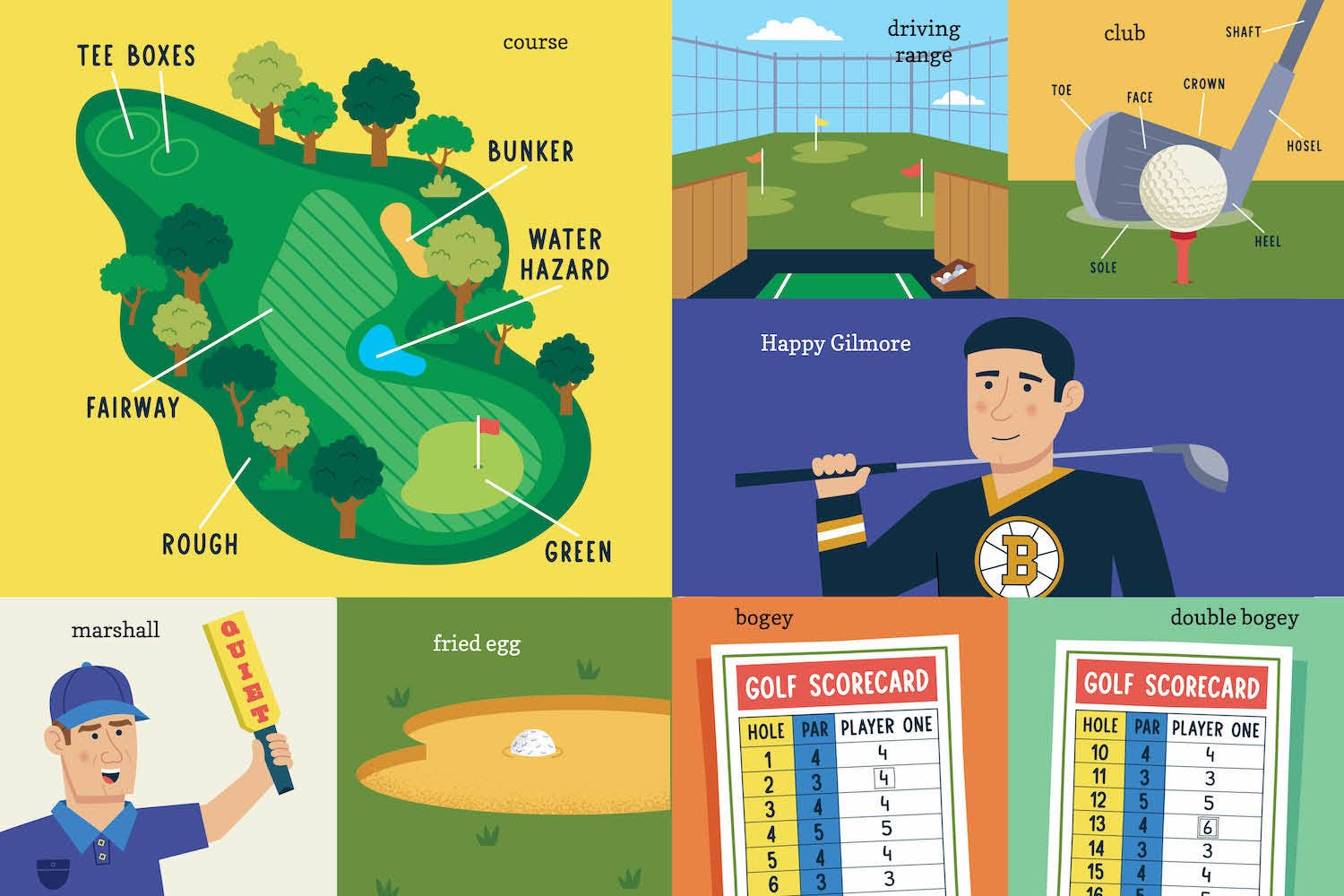 100 First Words for Little Golfers - Magnolia BabyBook