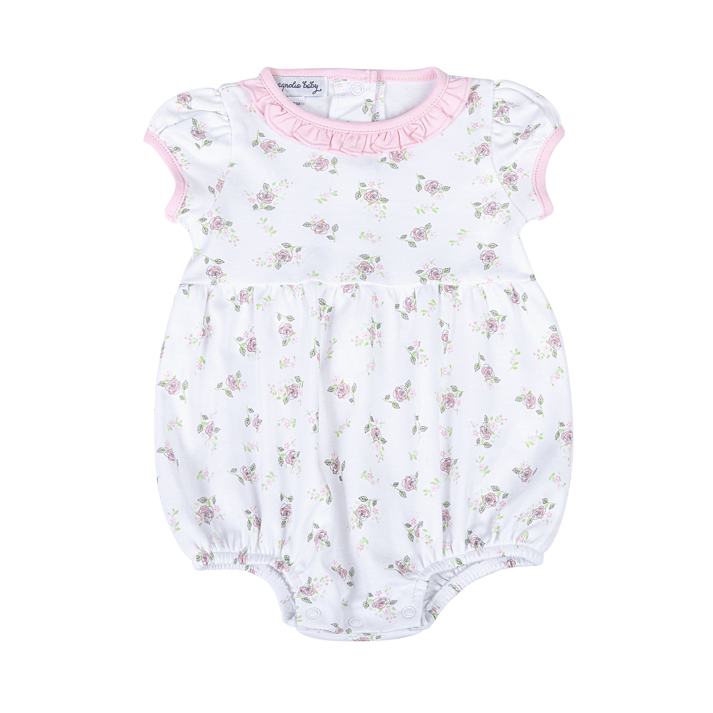 Hope's Rose Print Short Sleeve Bubble