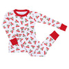 The Perfect Tree Red Toddler Long Pajamas