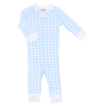  Baby Checks Fall 23 Blue Zipper Pajamas