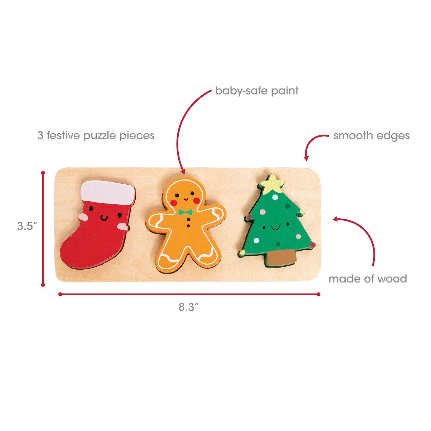 Wooden Christmas Puzzle