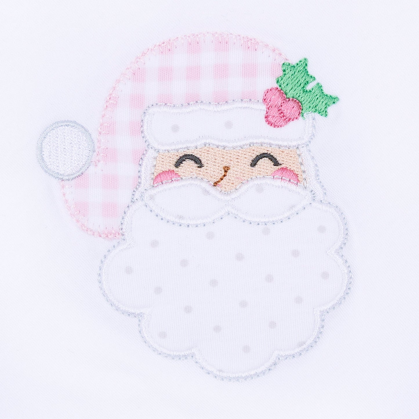 Sweet St Nick Applique Receiving Blanket - Pink - Magnolia Baby Girl