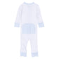 Sweet St Nick Applique Zip Pajamas - Light Blue - Magnolia Baby Boy
