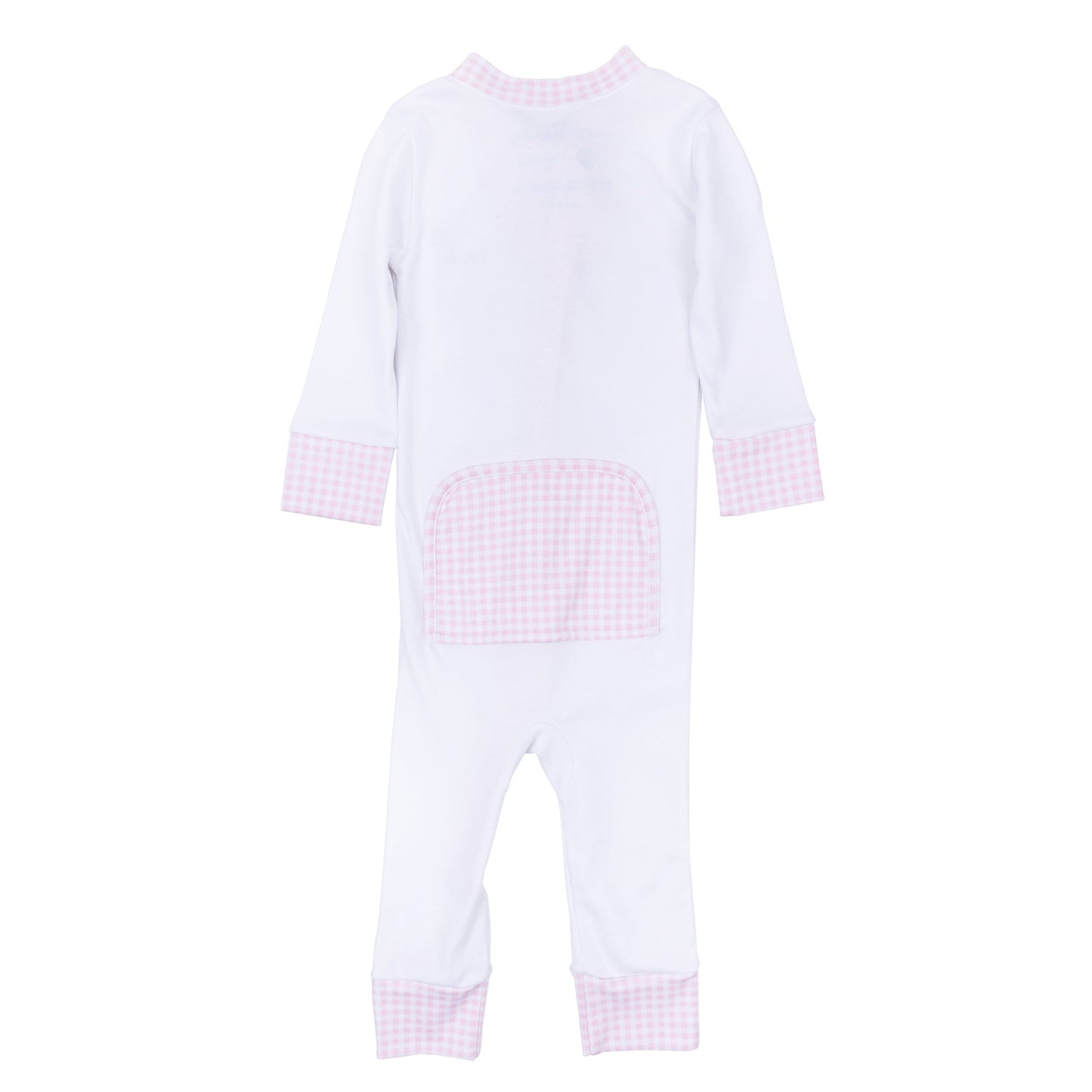 Sweet St Nick Applique Zip Pajamas - Pink - Magnolia Baby Girl