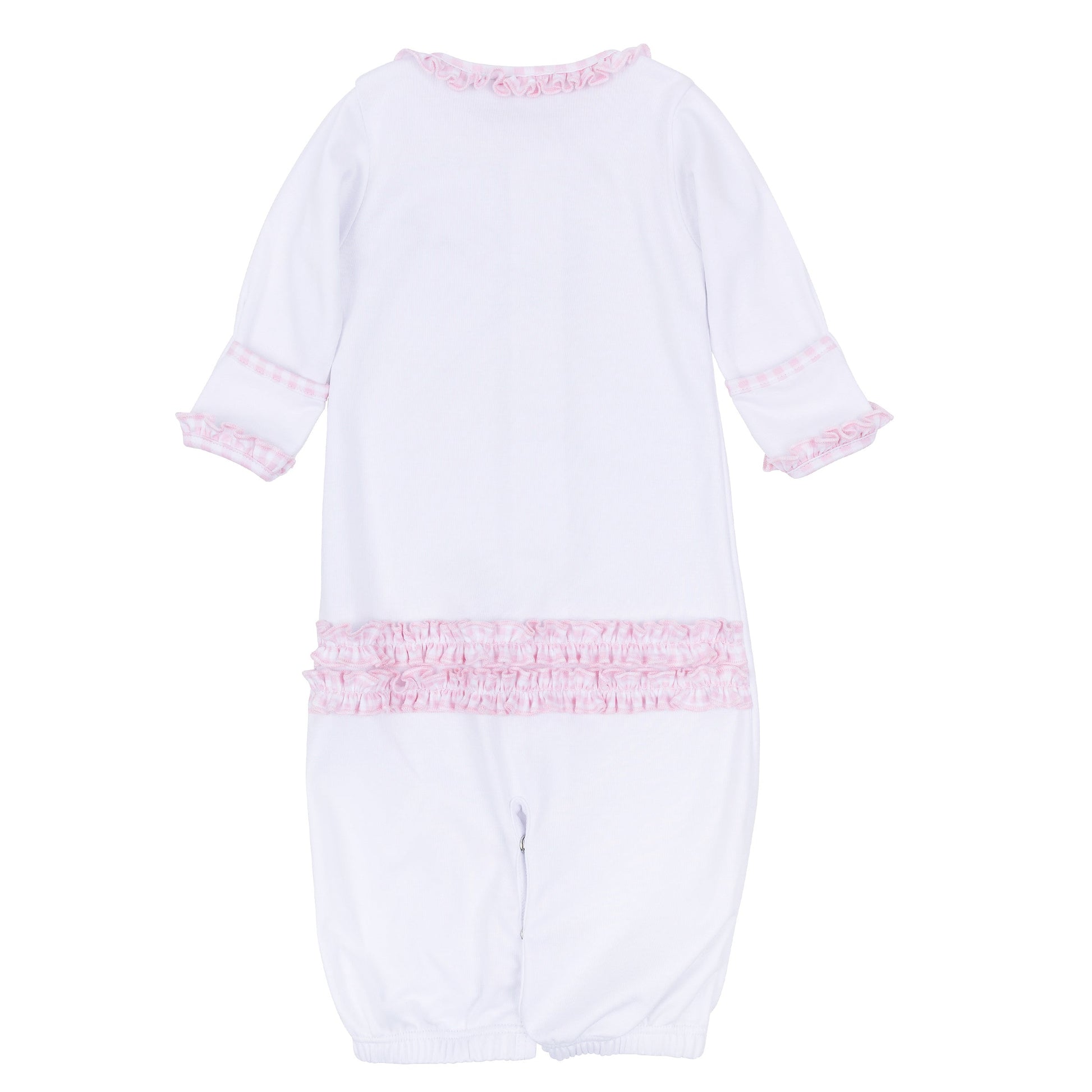 Sweet St Nick Applique Ruffle Converter - Pink - Magnolia Baby Girl