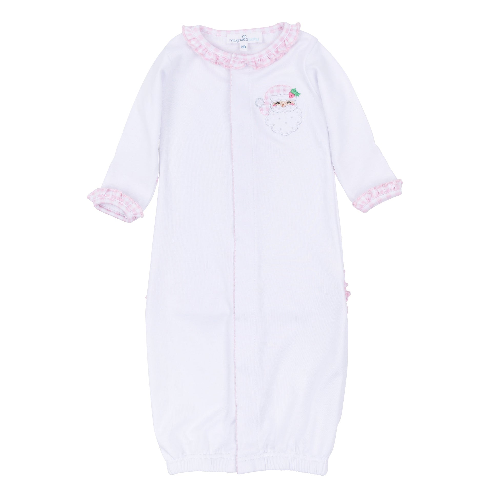 Sweet St Nick Applique Ruffle Converter - Pink - Magnolia Baby Girl