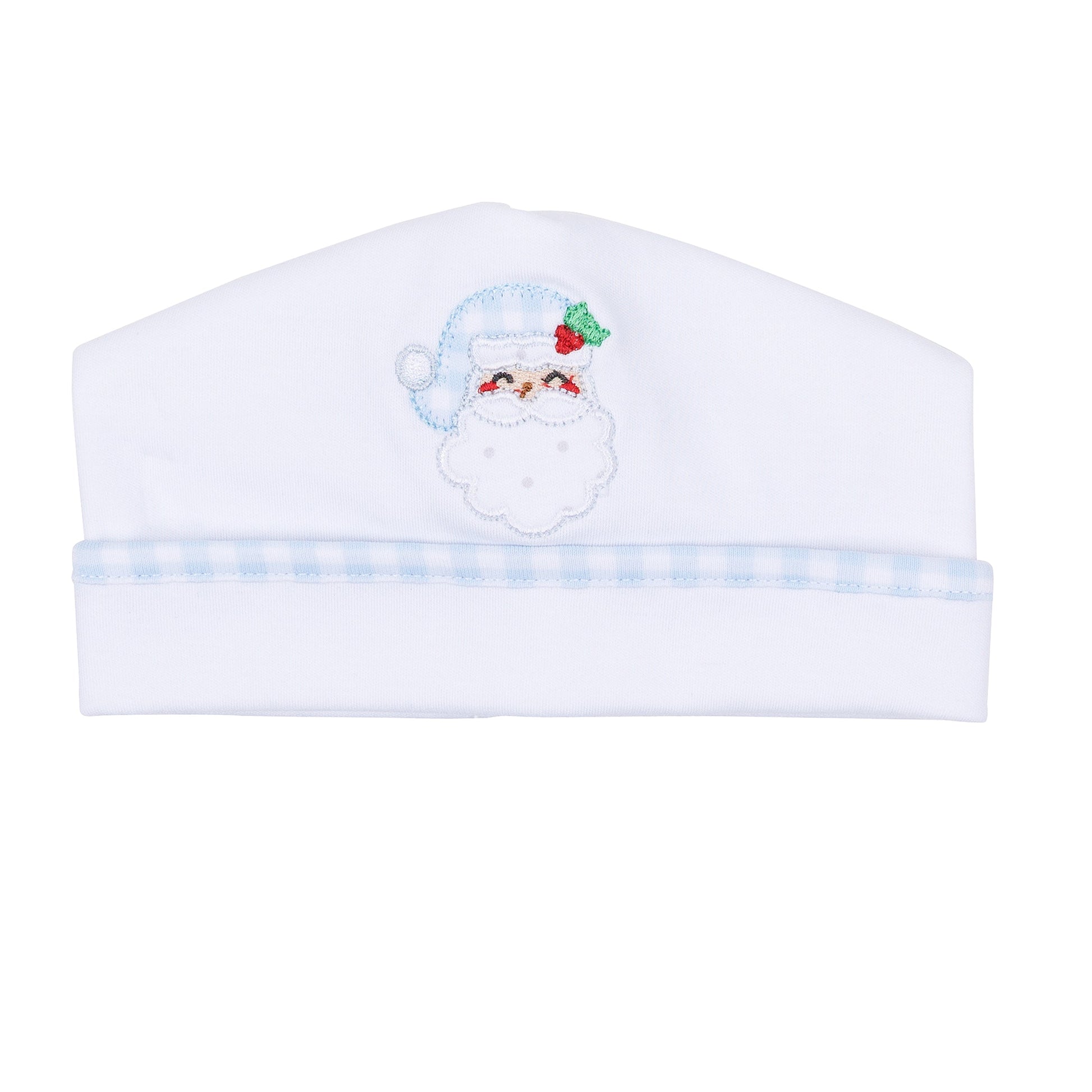 Sweet St Nick Applique Hat - Light Blue - Magnolia Baby Boy