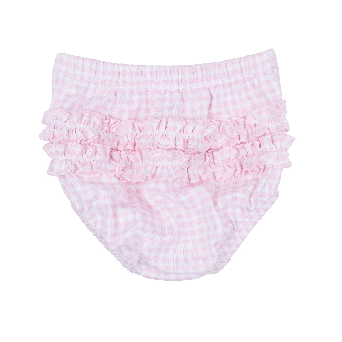 Sweet St Nick Applique Ruffle Diaper Cover Set - Pink - Magnolia Baby Girl