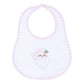 Sweet St Nick Applique Bib - Pink - Magnolia Baby Girl