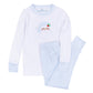Sweet St Nick Applique Long Pajamas - Light Blue - Magnolia Baby Boy