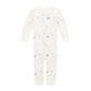 Crabby Cove Zip Pajamas - Dusty Rose