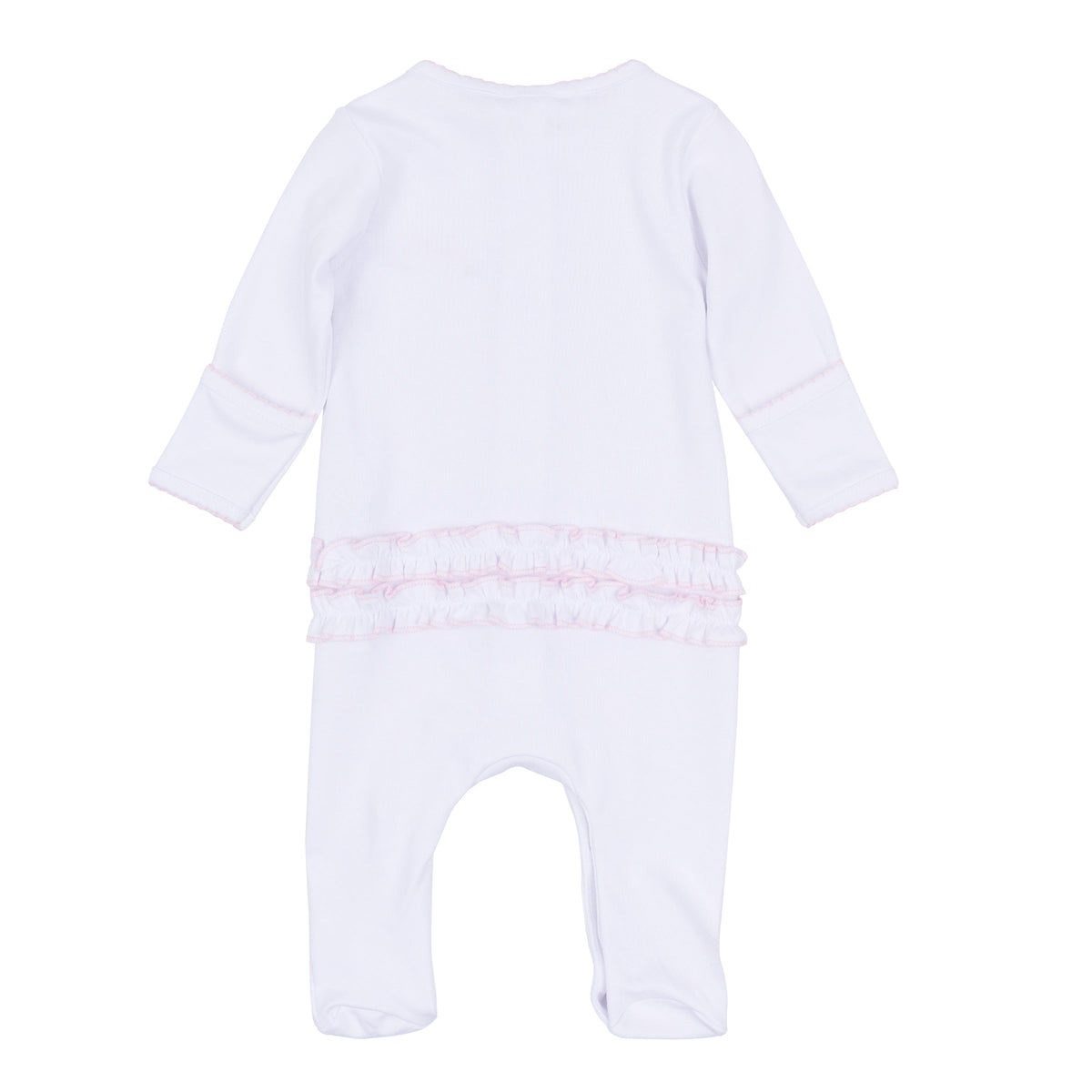 Sweet Clover Ruffle Footie - Magnolia Baby Girl