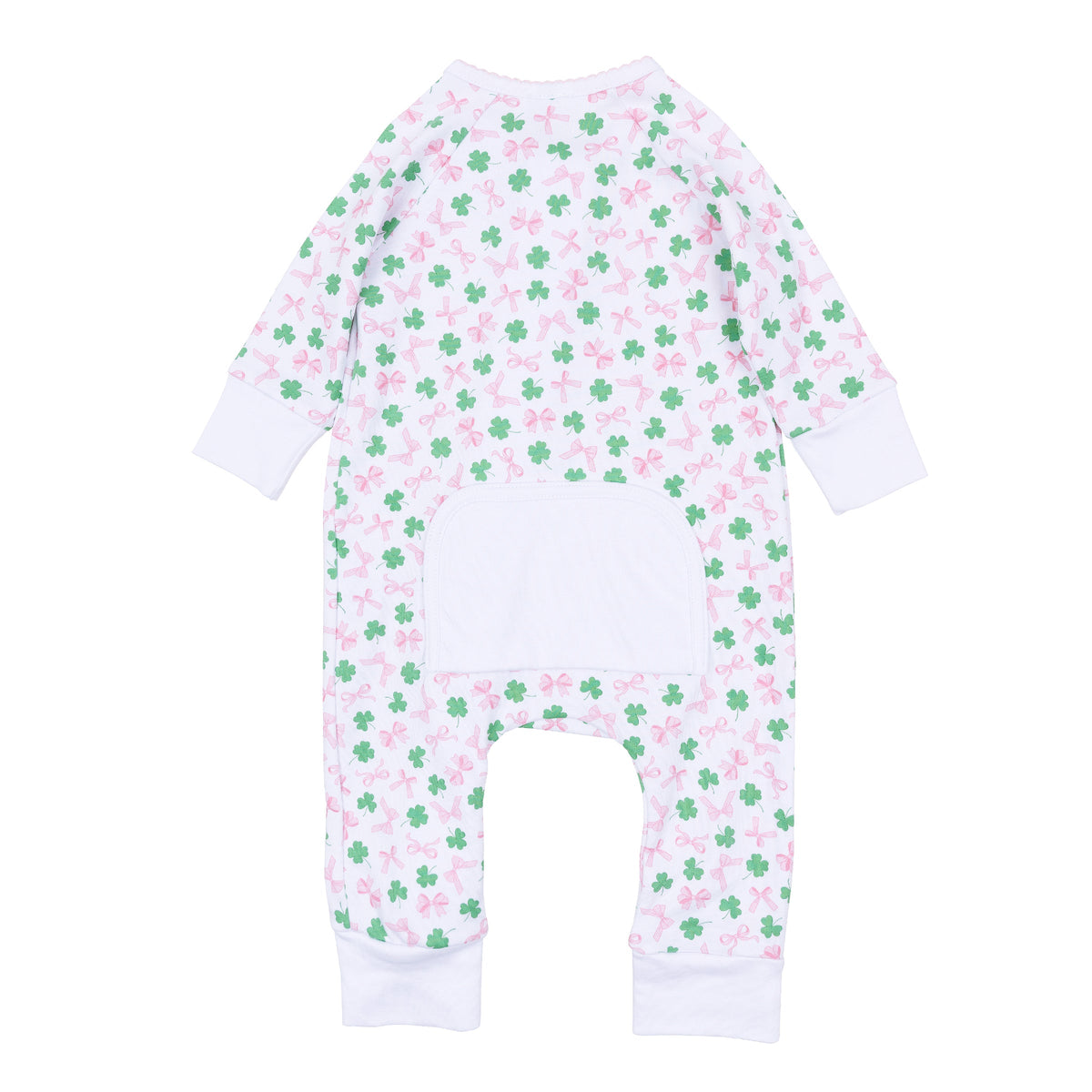 Sweet Clover Print Zip Playsuit - Magnolia Baby Girl