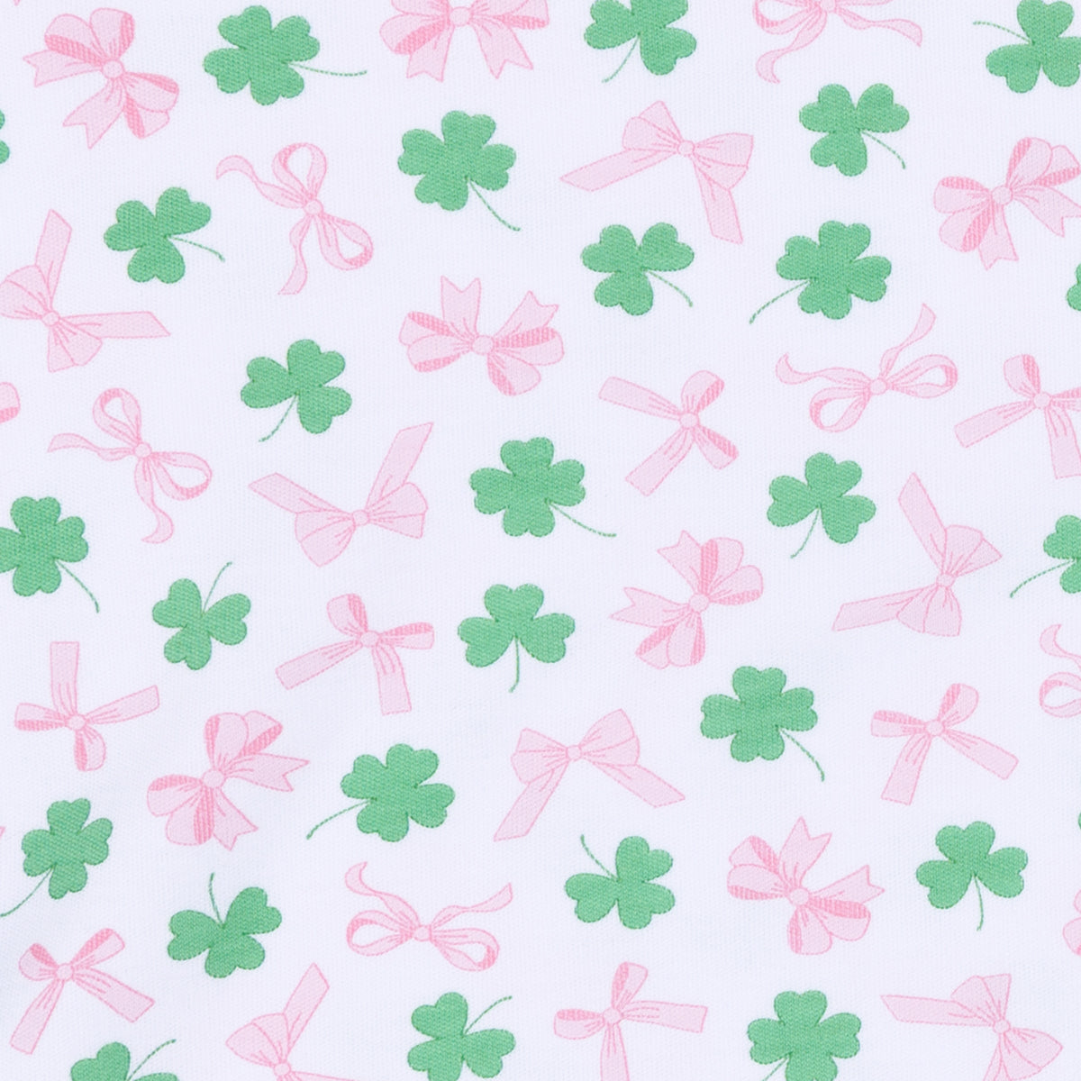 Sweet Clover Print Ruffle Footie - Magnolia Baby Girl