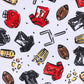 Future Draft Picks Short Sleeve Bubble - Red Black - Magnolia Baby Boy