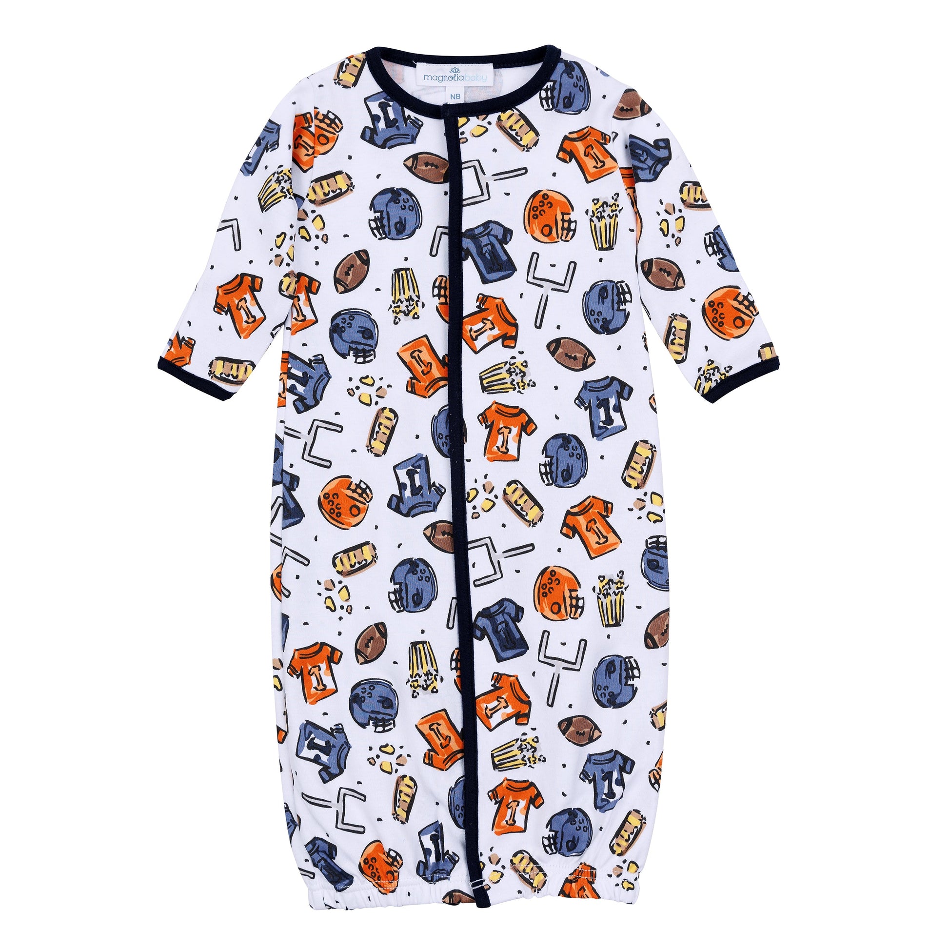 Future Draft Picks Converter - Navy Orange - Magnolia Baby Unisex