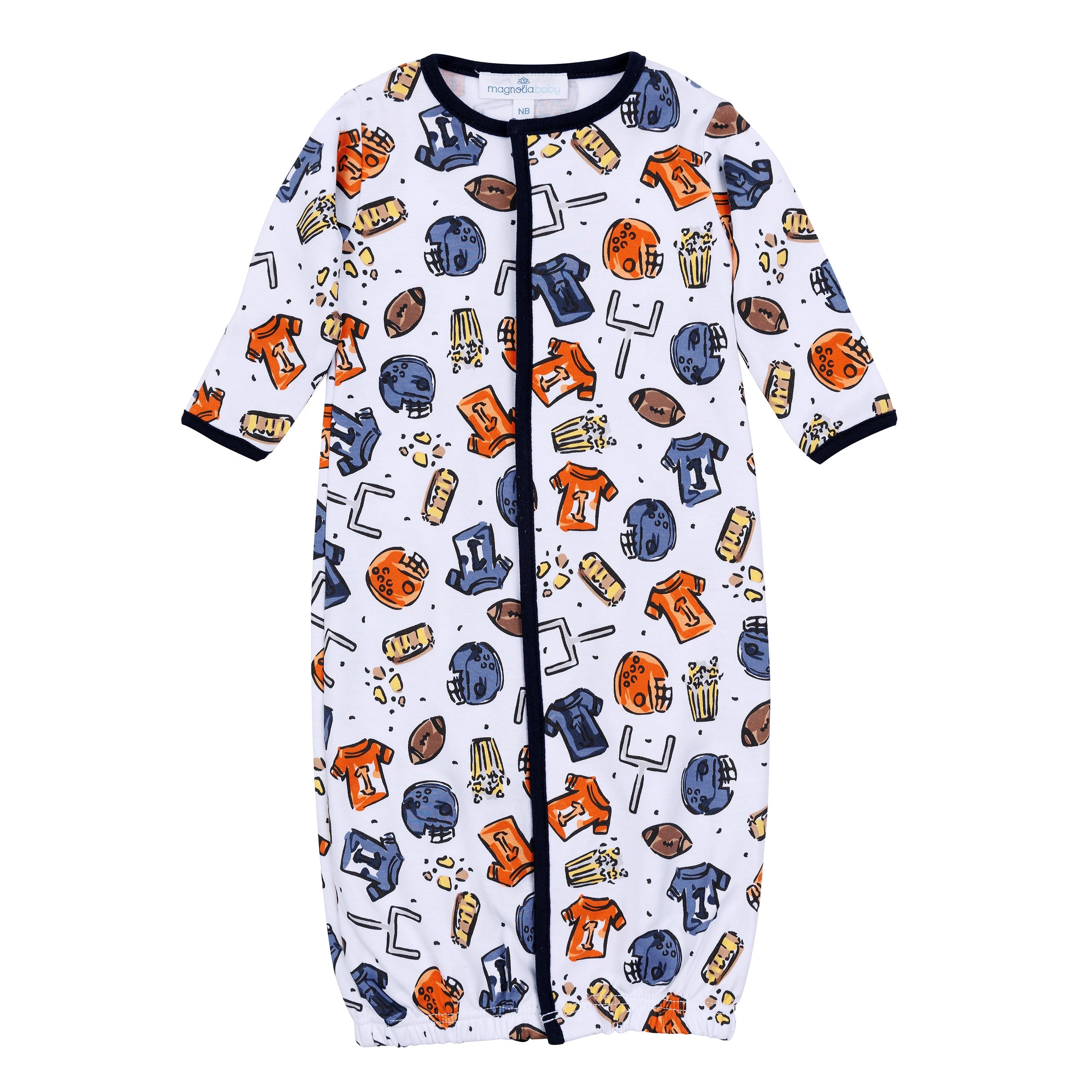 Future Draft Picks Converter - Navy Orange - Magnolia Baby Unisex