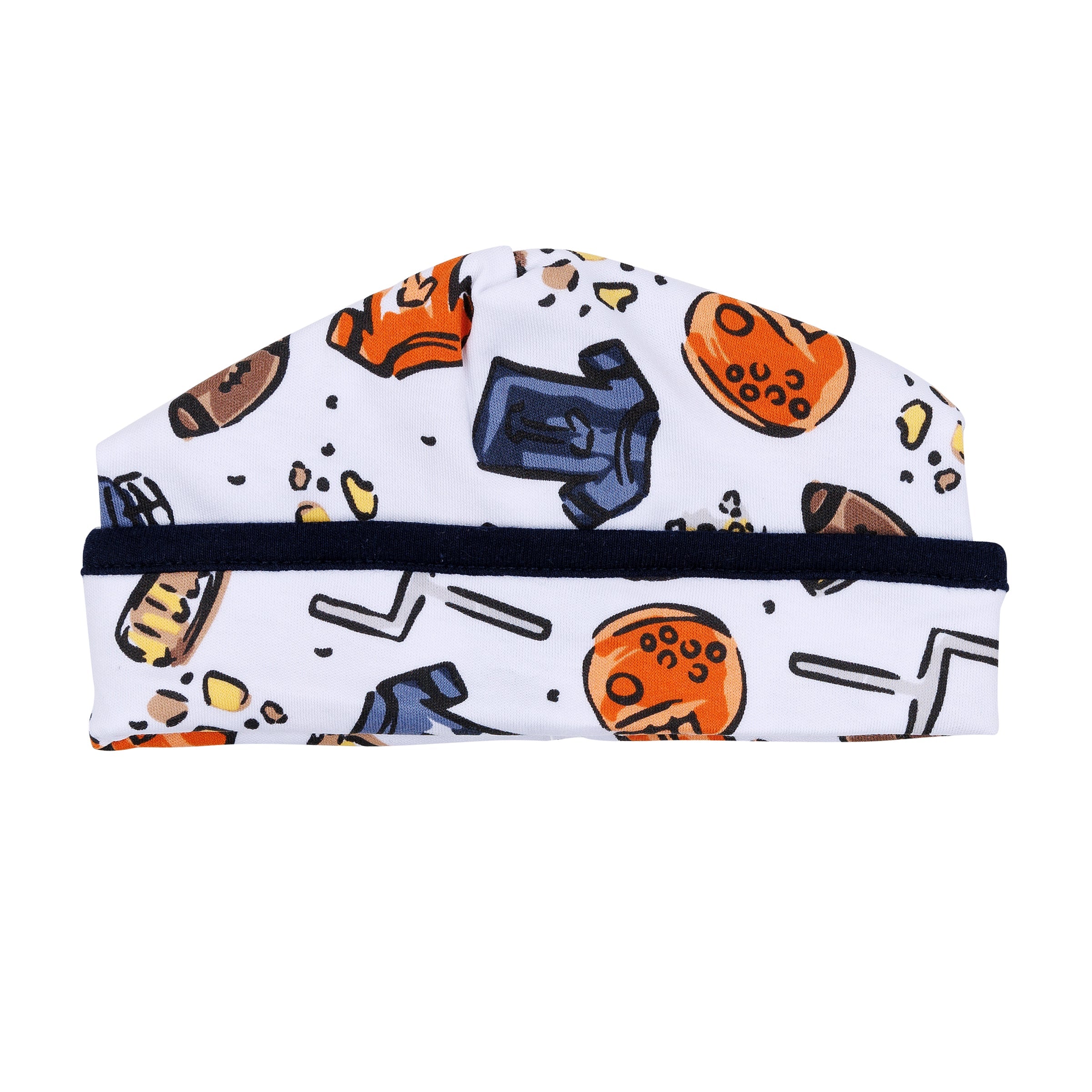 Future Draft Picks Hat - Navy Orange - Magnolia Baby Unisex