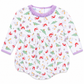 Bayou Pals Print Ruffle Long Sleeve Bubble