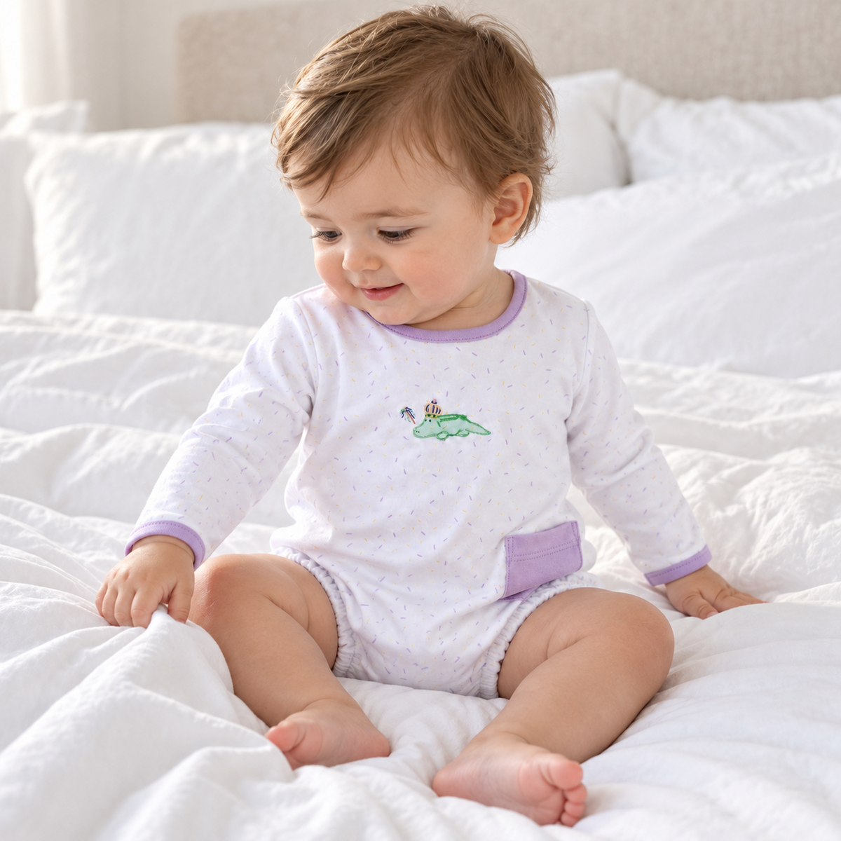 Bayou Pals Long Sleeve Boy Bubble