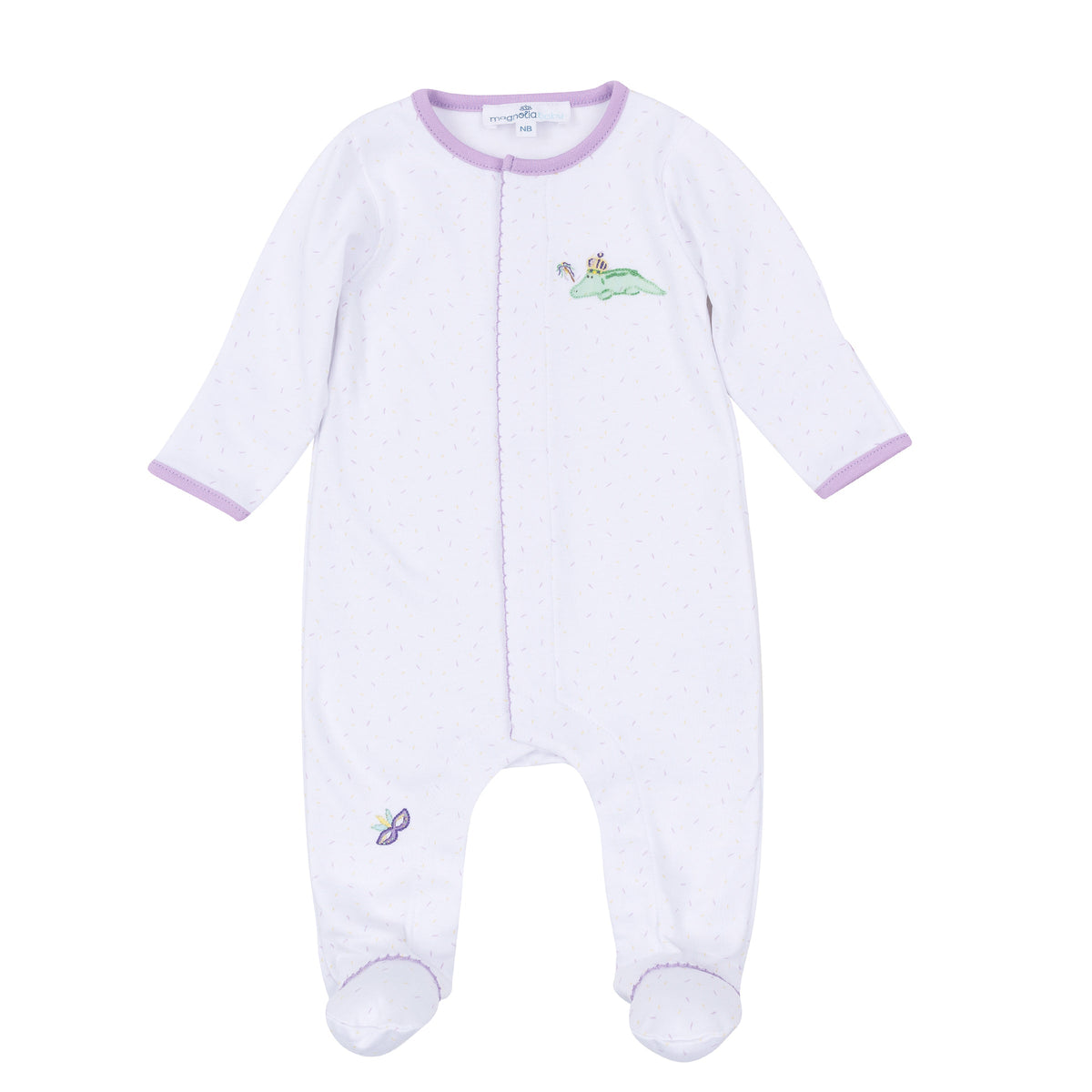 Bayou Pals Footie - Magnolia Baby Unisex