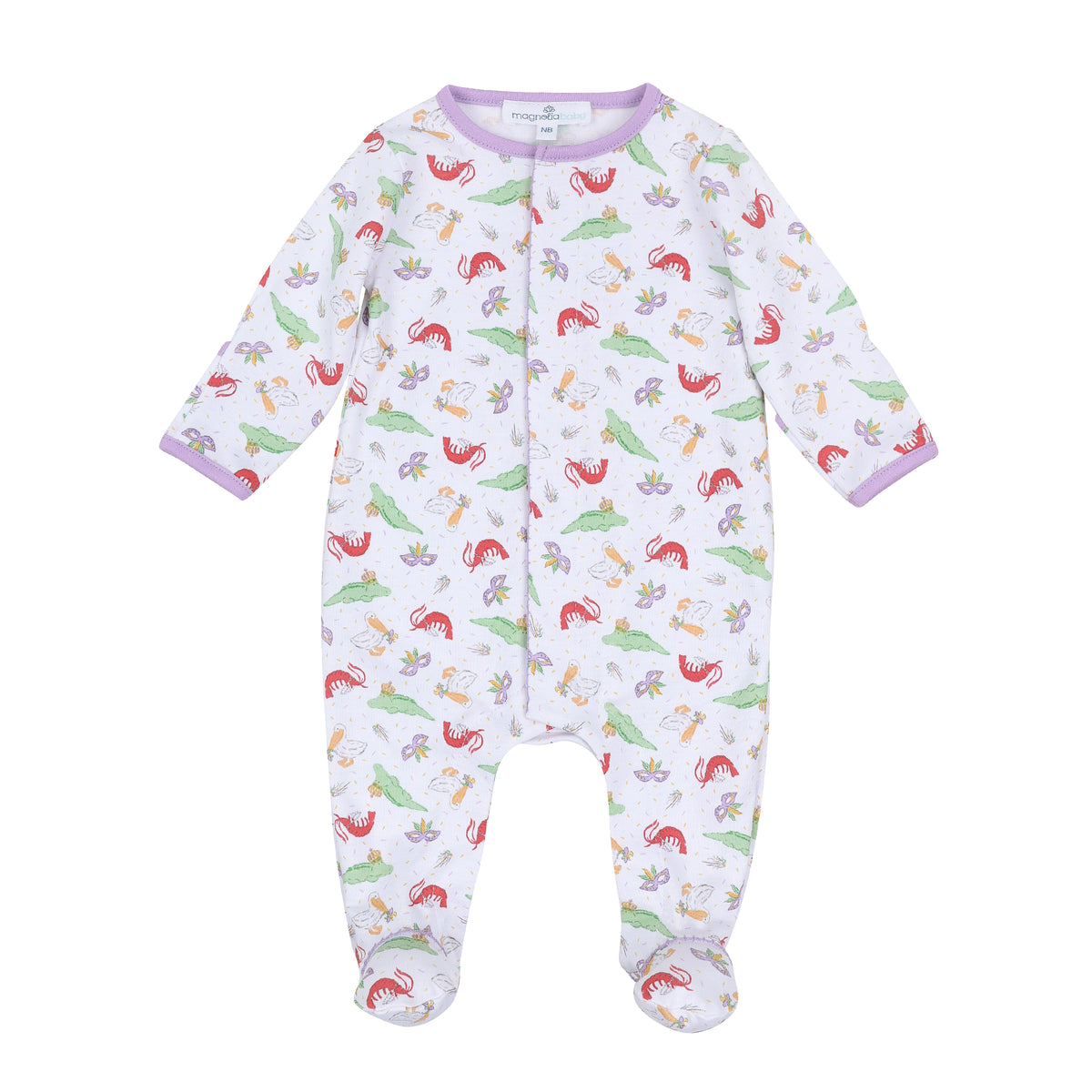 Bayou Pals Print Footie