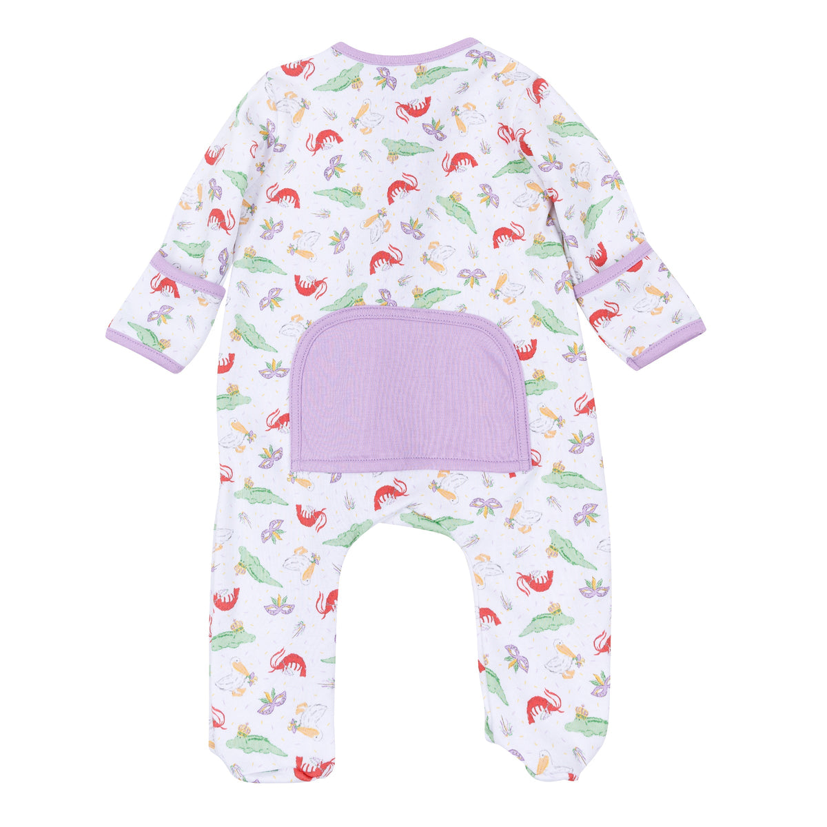Bayou Pals Print Zip Footie - Magnolia Baby Unisex