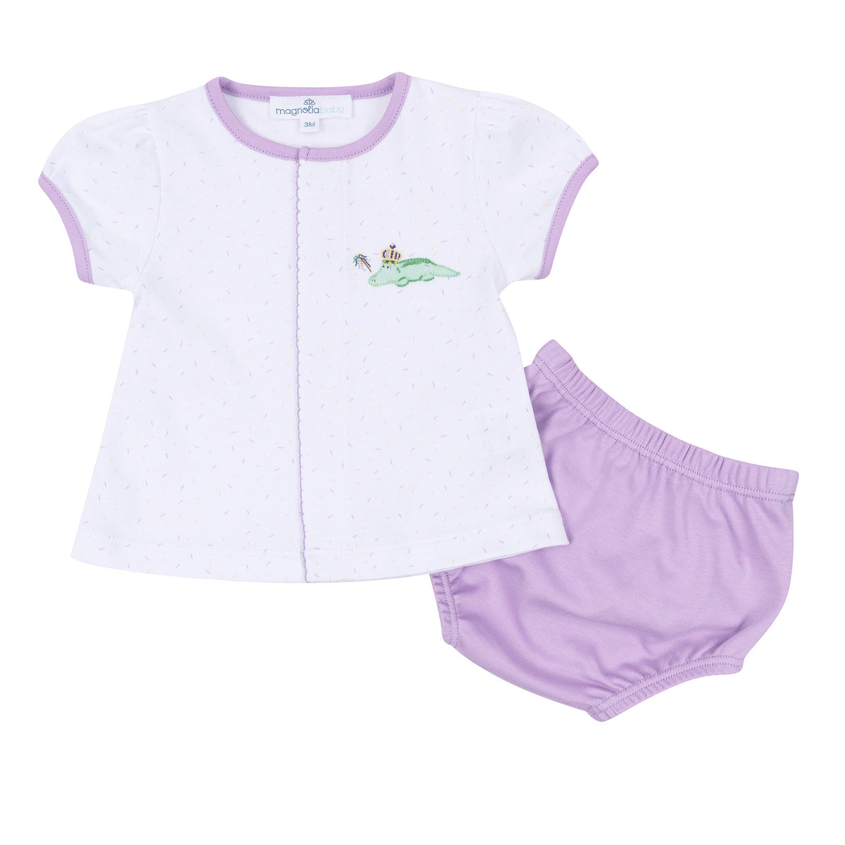 Bayou Pals Ruffle Diaper Cover Set - Magnolia Baby Girl