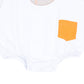 Tiger Pride Applique Boy Bubble - Orange