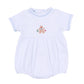 Frosted Wonderland Embroidered Short Sleeve Bubble - Light Blue - Magnolia Baby Boy