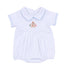 Frosted Wonderland Collared Short Sleeve Bubble - Light Blue - Magnolia Baby Boy