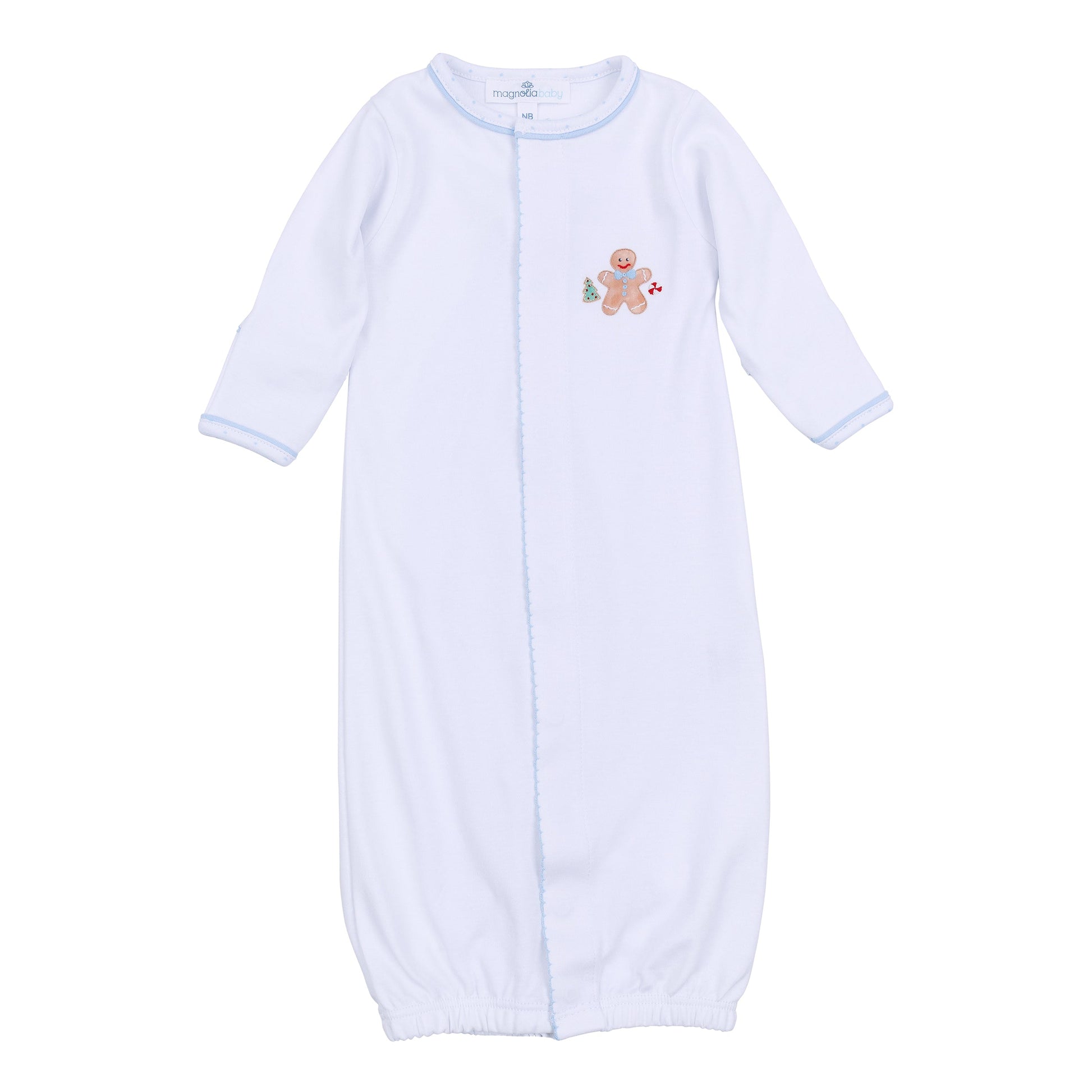 Frosted Wonderland Embroidered Converter - Light Blue - Magnolia Baby Boy