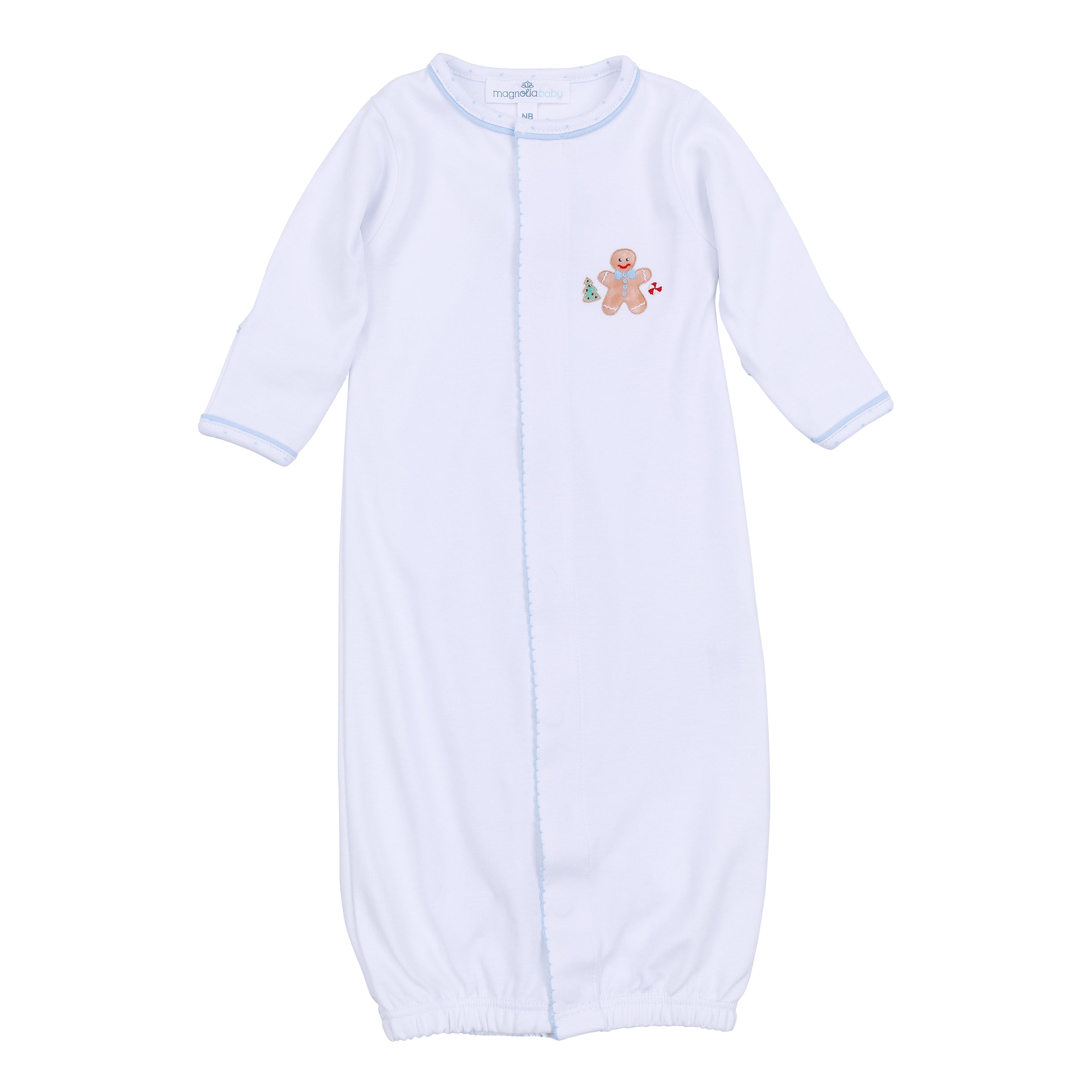 Frosted Wonderland Embroidered Converter - Light Blue - Magnolia Baby Boy