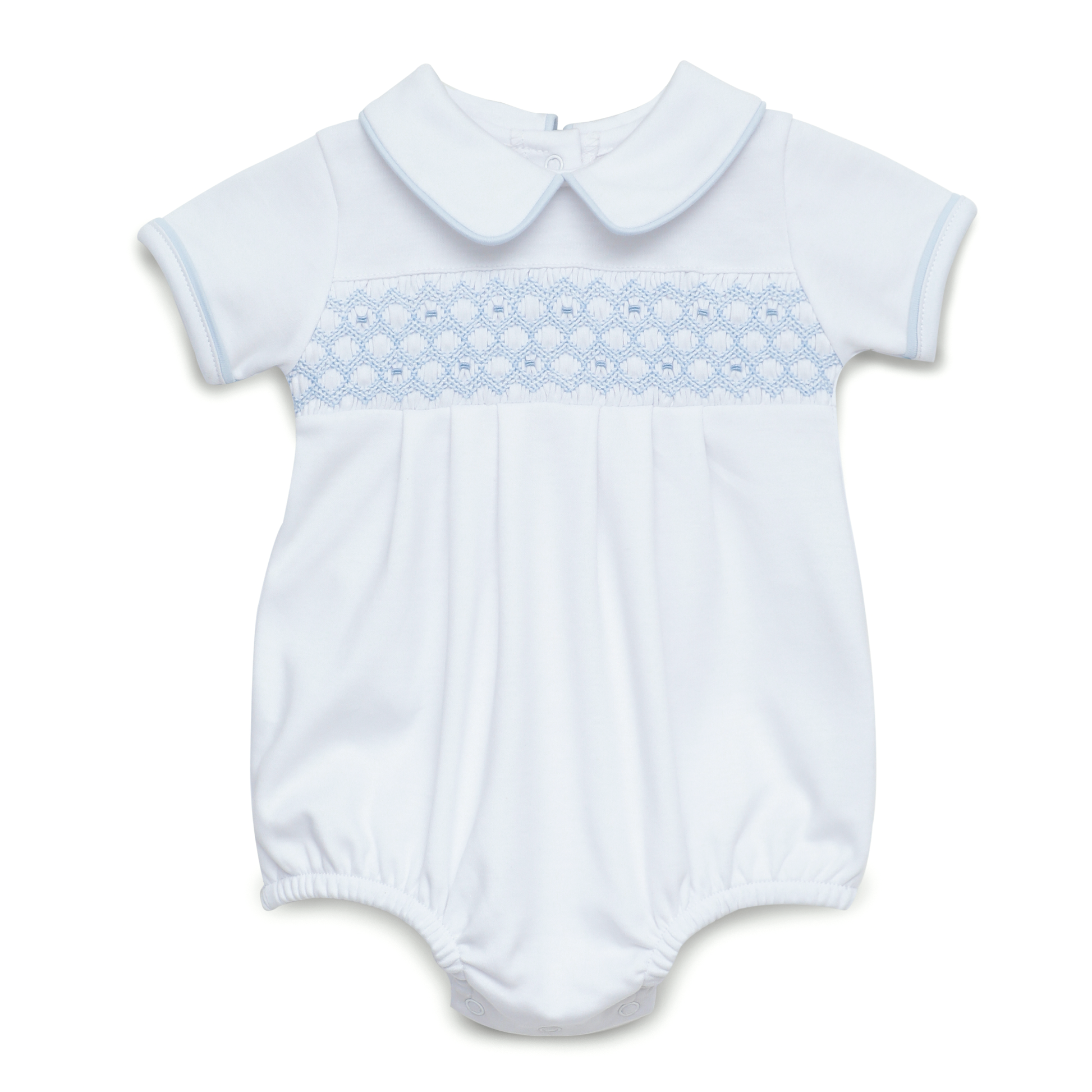 Charlie Smocked Bubble - Magnolia Baby Boy