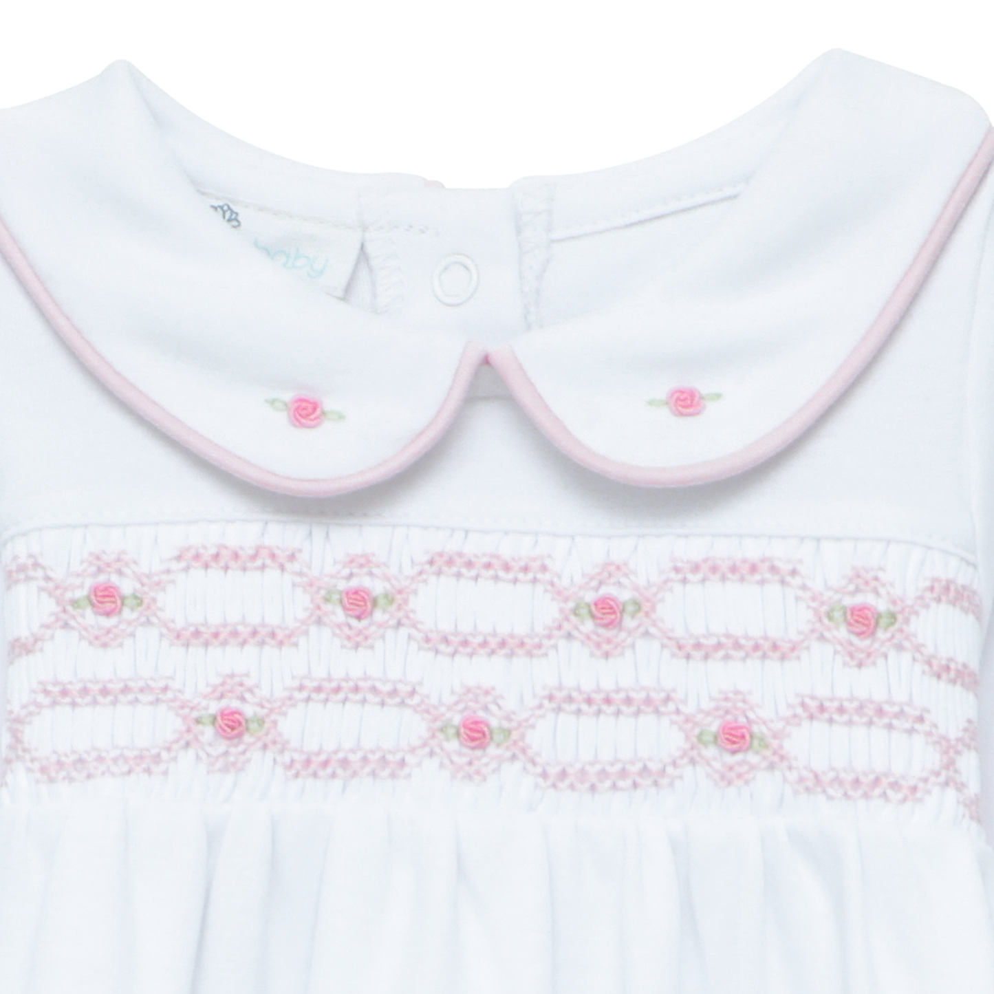 Poppy Smocked Gathered Gown - Magnolia Baby Girl