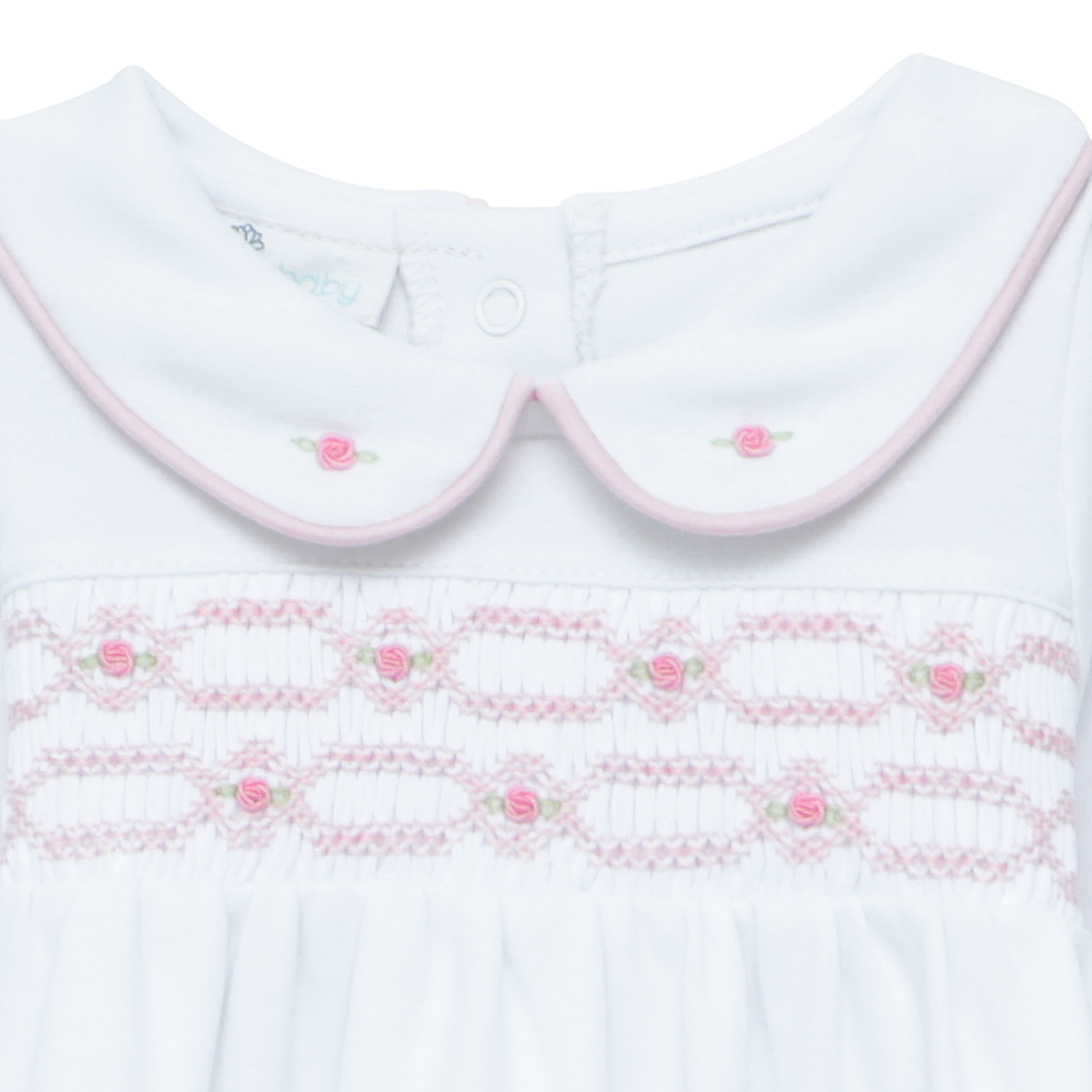 Poppy Smocked Gathered Gown - Magnolia Baby Girl