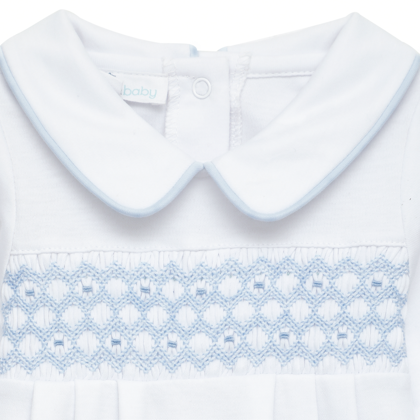 Charlie Smocked Pleated Gown - Magnolia Baby Boy