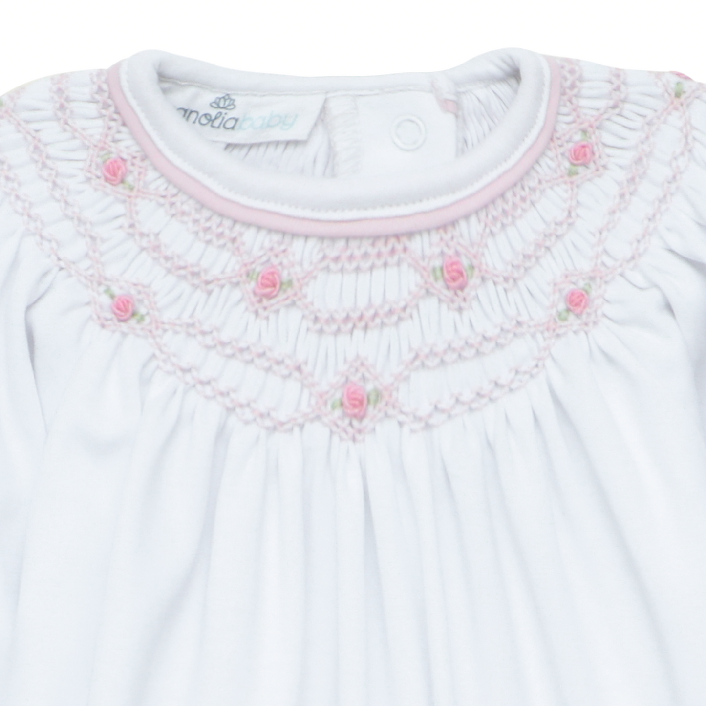Poppy Bishop Footie - Magnolia Baby Girl