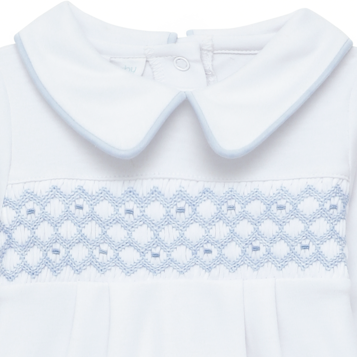 Charlie Smocked Footie - Magnolia Baby Boy