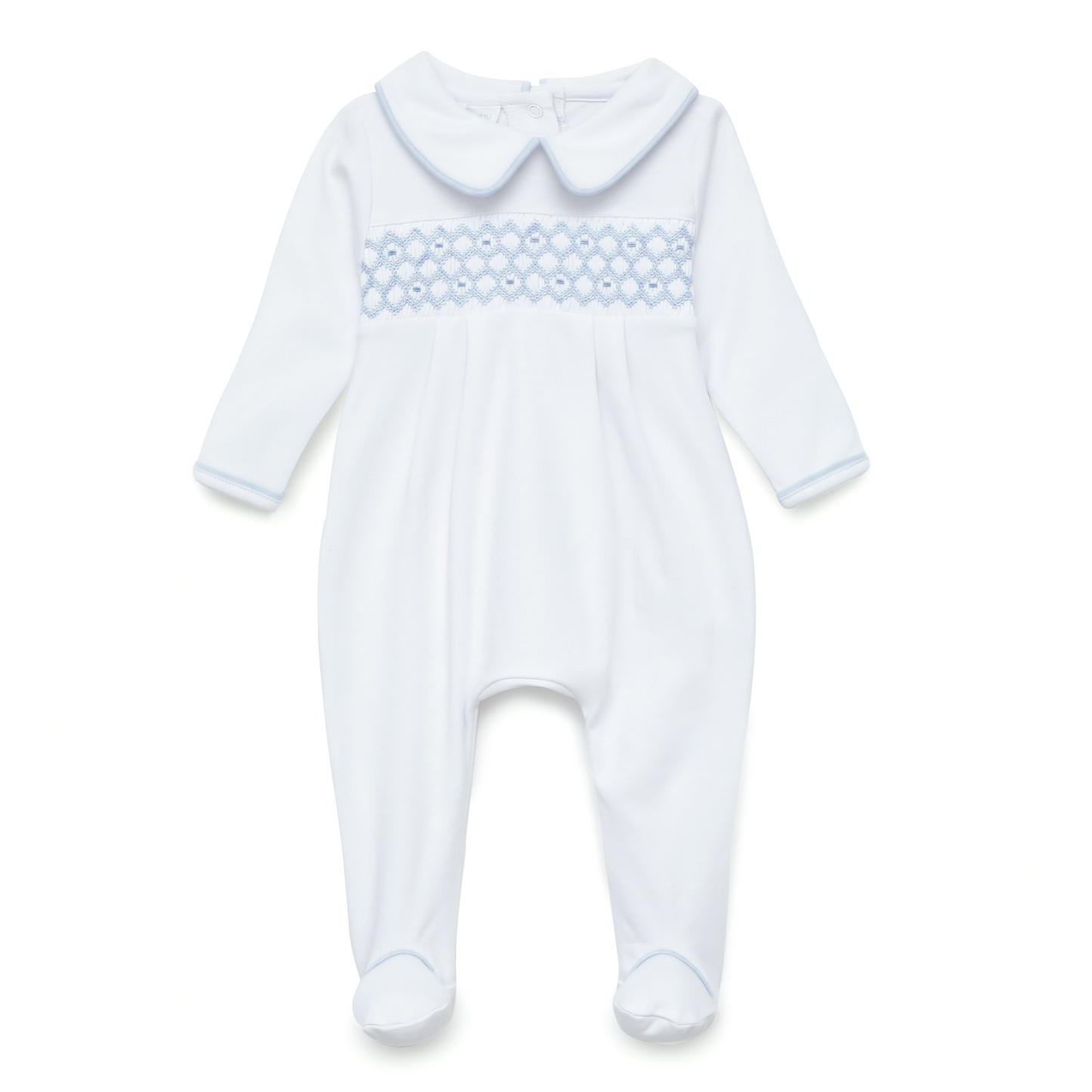 Charlie Smocked Footie - Magnolia Baby Boy