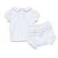 Poppy Smocked Diaper Cover Set - Magnolia Baby Girl