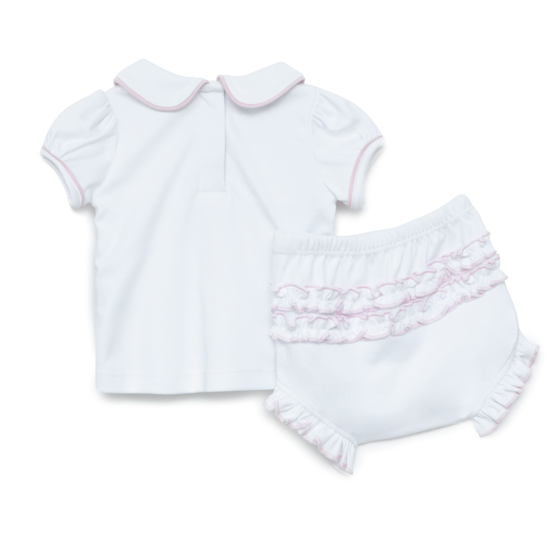 Poppy Smocked Diaper Cover Set - Magnolia Baby Girl