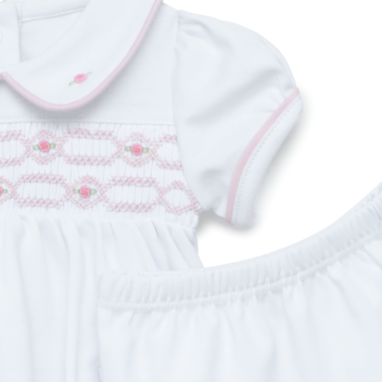 Poppy Smocked Diaper Cover Set - Magnolia Baby Girl