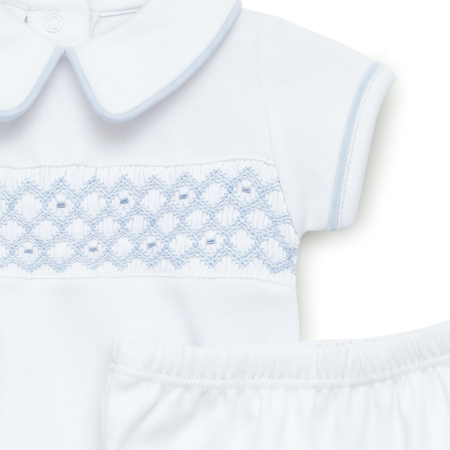 Charlie Smocked Diaper Cover Set - Magnolia Baby Boy