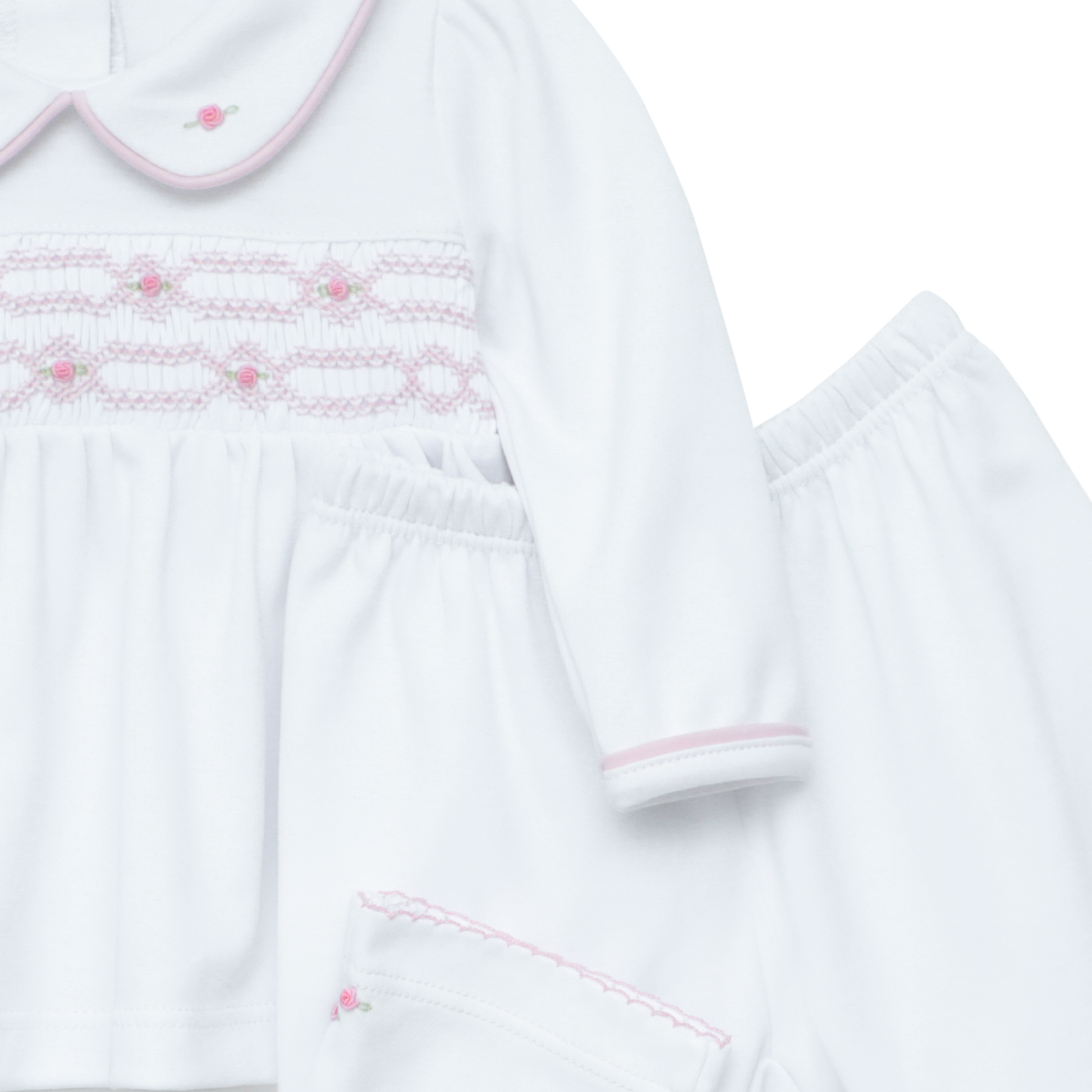 Poppy Smocked 2pc Pant Set - Magnolia Baby Girl